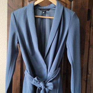 Women's Blue Dress Blazer with belt